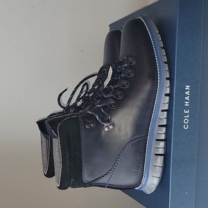 Cole Haan Black Leather Boots